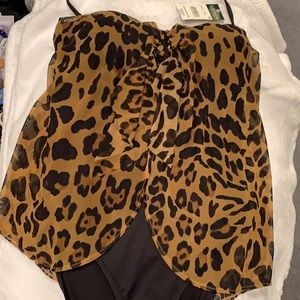 Ralph Lauren Leopard Print Bathing Suit